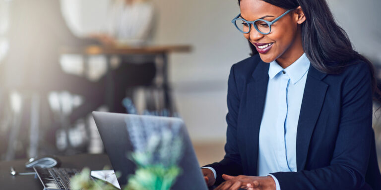 Woman on laptop